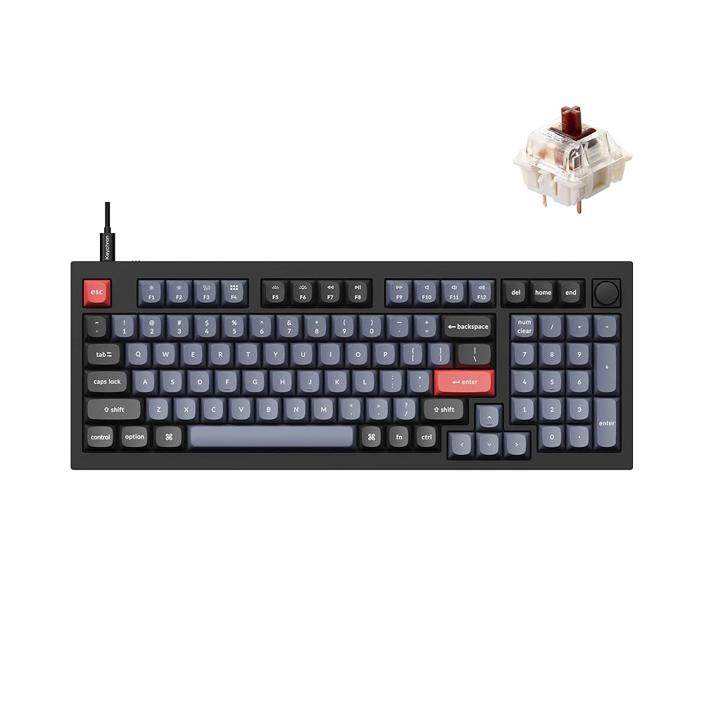 Keychron Q5 日本語配列 テンキーあり Amazon.co.jp: Keychron Q5 有線カスタムメカニカルキーボード